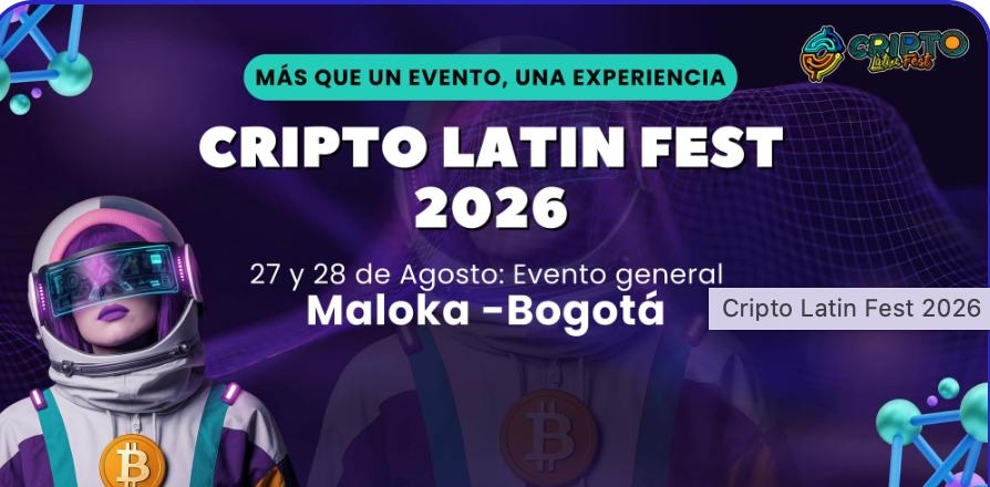 Kursoff at Cripto Latin Fest 2026 in Bogotá